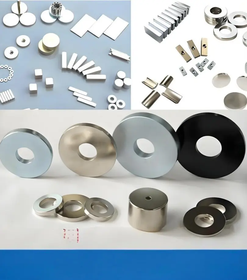 NdFeB and rare earth fluoride for dysprosium and terbium infiltration