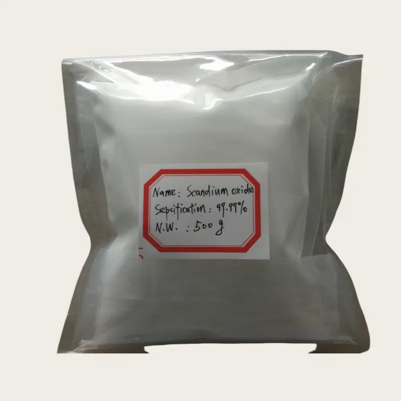 High Purity 99.999% Scandium Oxide Sc2O3 CAS 12060-08-1 For Evaporation Material