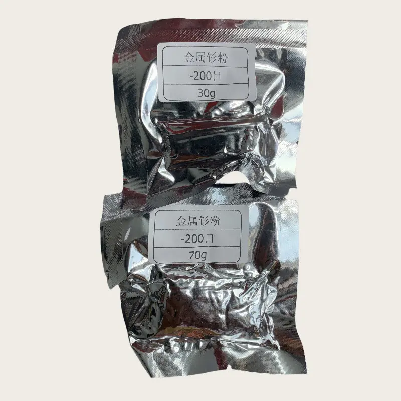 Samarium Metal Powder Sm CAS 7440-19-9 For Samarium(II) Iodide SmI2